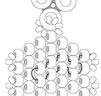 Diagram of beading pattern